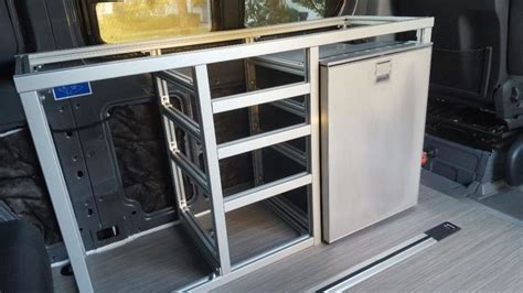 custom sheet metal cabinet base van|aluminum van cabinets.